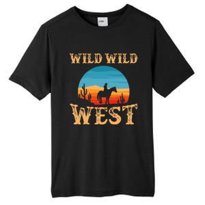 Great Wild Wild West Cowboy Design Western Country Fan Tall Fusion ChromaSoft Performance T-Shirt