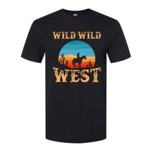 Great Wild Wild West Cowboy Design Western Country Fan Softstyle CVC T-Shirt