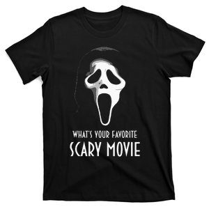 Ghostface Whats Your Favorite Scary Movie Halloween T-Shirt