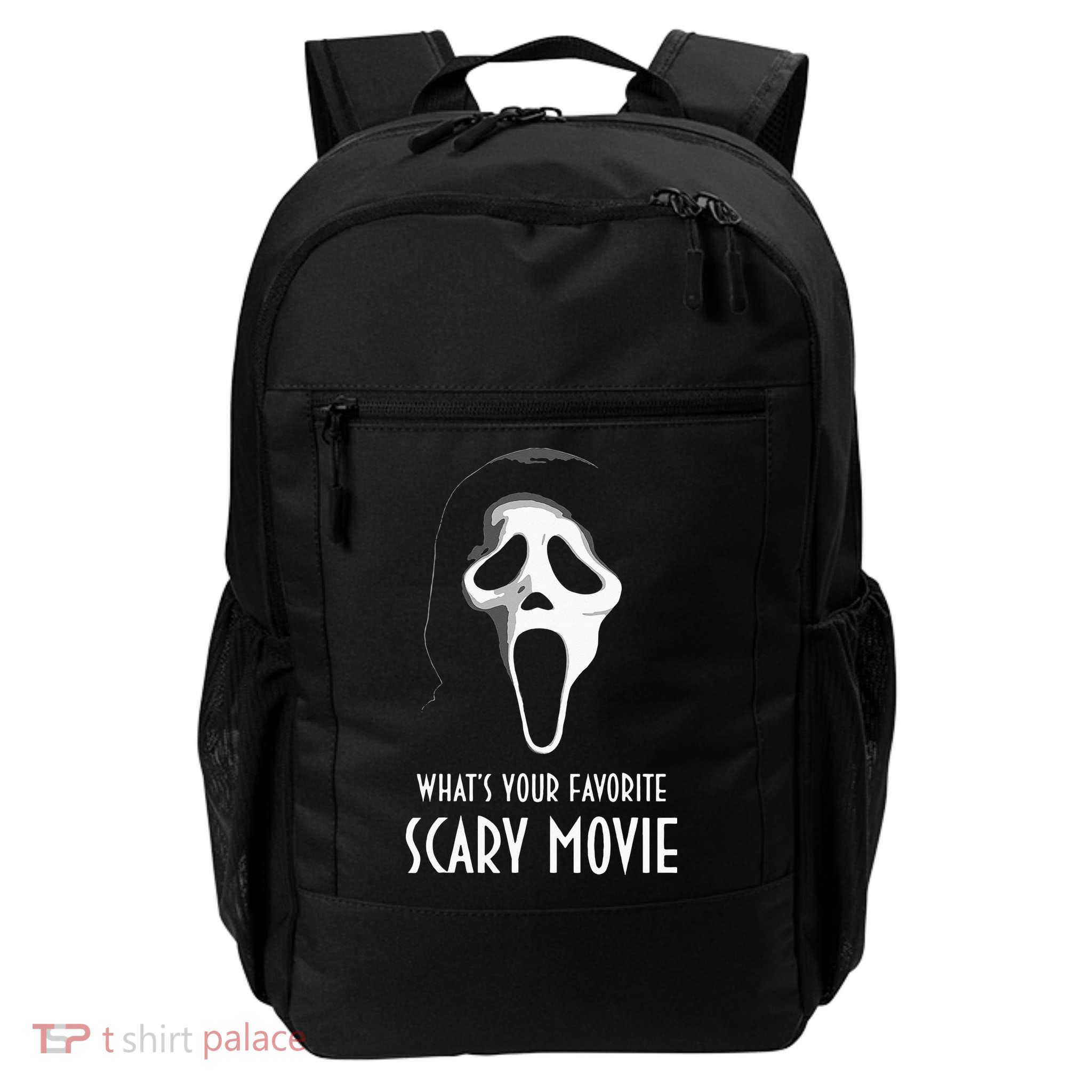 Ghostface Whats Your Favorite Scary Movie Halloween Daily Commute Backpack
