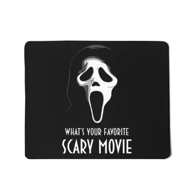 Ghostface Whats Your Favorite Scary Movie Halloween Mousepad