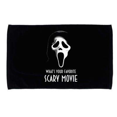 Ghostface Whats Your Favorite Scary Movie Halloween Microfiber Hand Towel