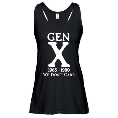 Gen X 1965 1980 We DonT Care Ladies Essential Flowy Tank