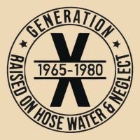 Generation X 1965 1980 Raised On Hose Water And Neglect Drawstring Bag