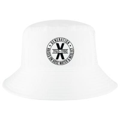 Generation X 1965 1980 Raised On Hose Water And Neglect Cool Comfort Performance Bucket Hat