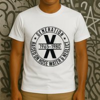 Generation X 1965 1980 Raised On Hose Water And Neglect T-Shirt