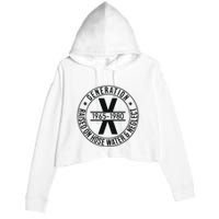 Generation X 1965 1980 Raised On Hose Water And Neglect Crop Fleece Hoodie