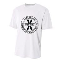 Generation X 1965 1980 Raised On Hose Water And Neglect Youth Performance Sprint T-Shirt