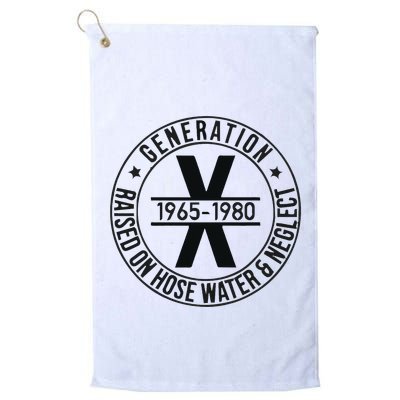 Generation X 1965 1980 Raised On Hose Water And Neglect Golf Towel