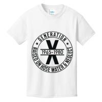 Generation X 1965 1980 Raised On Hose Water And Neglect Kids T-Shirt