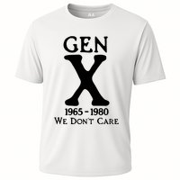 Gen X 1965 1980 We DonT Care Cooling Performance Crew T-Shirt