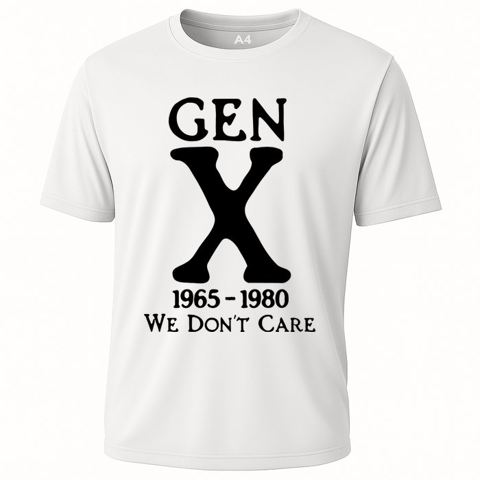 Gen X 1965 1980 We DonT Care Cooling Performance Crew T-Shirt