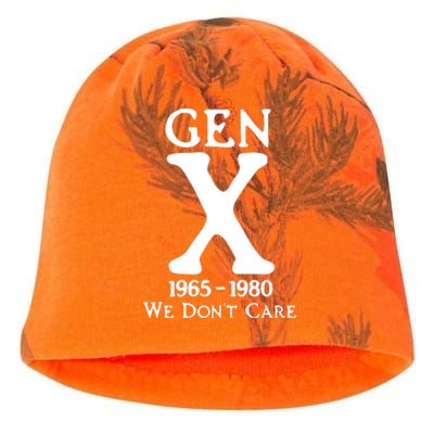 Gen X 1965 1980 We DonT Care Kati - Camo Knit Beanie