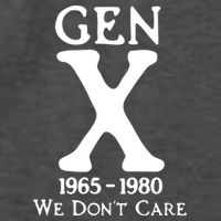 Gen X 1965 1980 We DonT Care Vector Backpack