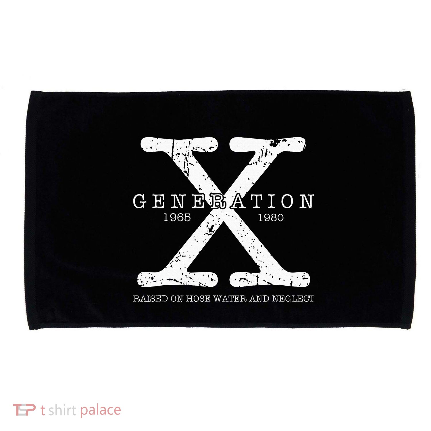 Generation X 1965 1980 Raised On Hose Water And Neglect Microfiber Hand Towel
