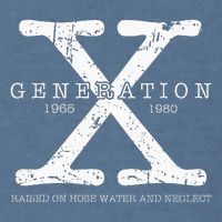Generation X 1965 1980 Raised On Hose Water And Neglect Garment-Dyed Sweatshirt