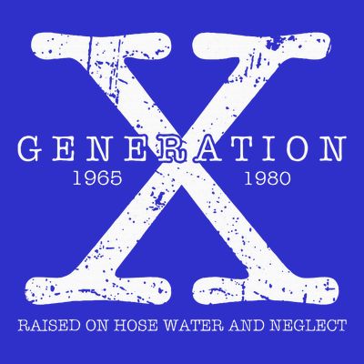 Generation X 1965 1980 Raised On Hose Water And Neglect T-Shirt