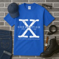 Generation X 1965 1980 Raised On Hose Water And Neglect Tall T-Shirt