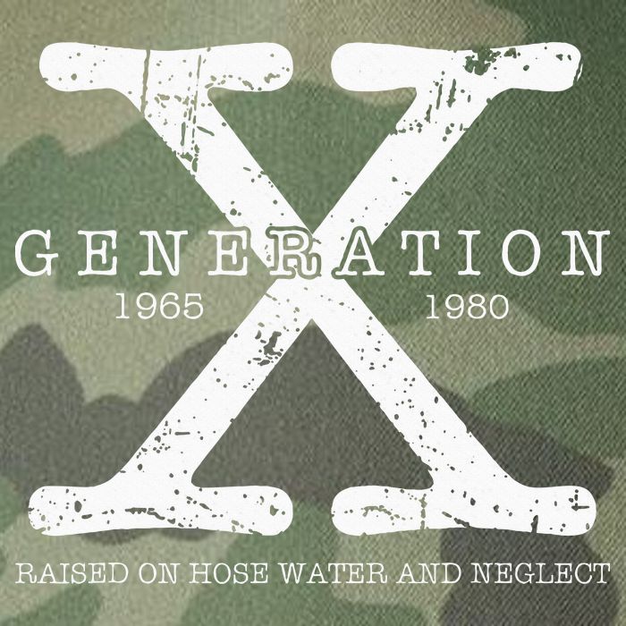 Generation X 1965 1980 Raised On Hose Water And Neglect Legacy Tie Dye Trucker Hat