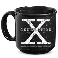 Generation X 1965 1980 Raised On Hose Water And Neglect 15oz Campfire Ceramic Mug