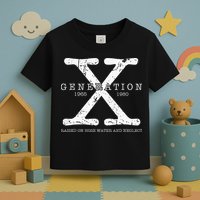 Generation X 1965 1980 Raised On Hose Water And Neglect Toddler T-Shirt