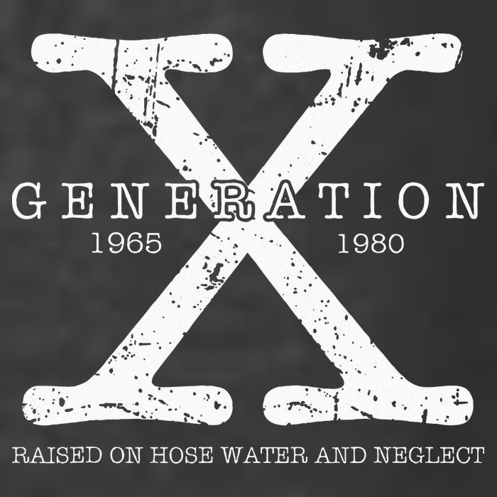 Generation X 1965 1980 Raised On Hose Water And Neglect T-Shirt