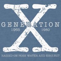 Generation X 1965 1980 Raised On Hose Water And Neglect Garment-Dyed Sweatshirt
