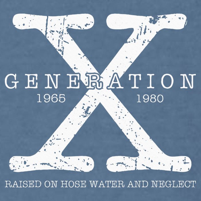 Generation X 1965 1980 Raised On Hose Water And Neglect Garment-Dyed Sweatshirt