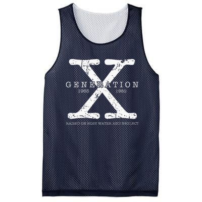 Generation X 1965 1980 Raised On Hose Water And Neglect Mesh Reversible Basketball Jersey Tank