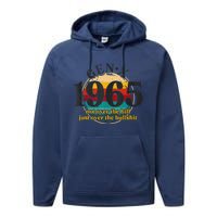 Gen X 1965 Generation X Not Over The Hill Performance Fleece Hoodie