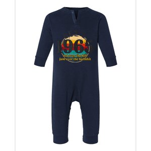 Gen X 1965 Generation X Not Over The Hill Infant Fleece One Piece