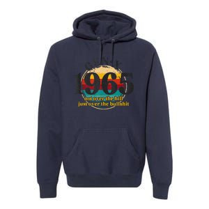 Gen X 1965 Generation X Not Over The Hill Premium Hoodie