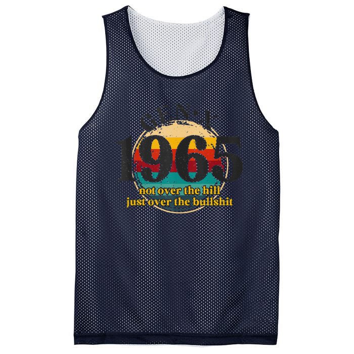 Gen X 1965 Generation X Not Over The Hill Mesh Reversible Basketball Jersey Tank