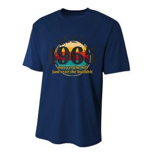 Gen X 1965 Generation X Not Over The Hill Performance Sprint T-Shirt