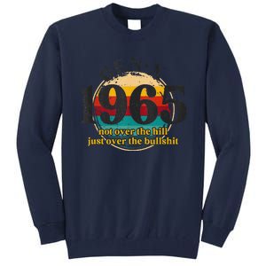 Gen X 1965 Generation X Not Over The Hill Tall Sweatshirt