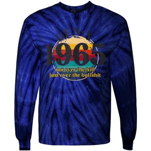 Gen X 1965 Generation X Not Over The Hill Tie-Dye Long Sleeve Shirt