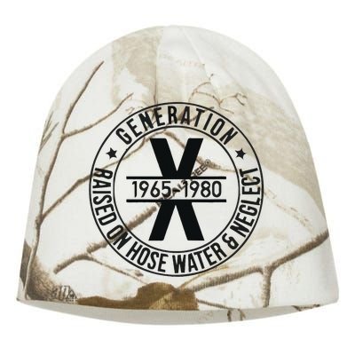 Generation X 1965 1980 Raised On Hose Water And Neglect Kati - Camo Knit Beanie