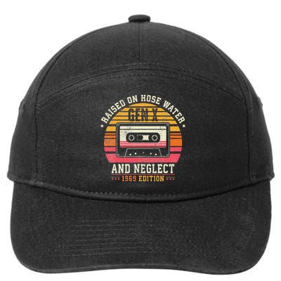 Gen X 1969 Edition Raised On Hose Water And Neglect 7-Panel Snapback Hat