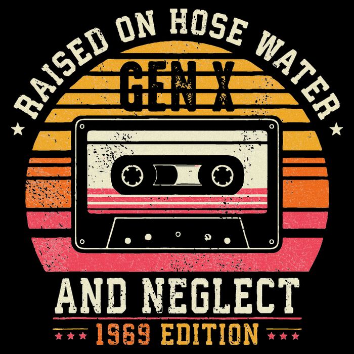 Gen X 1969 Edition Raised On Hose Water And Neglect 16 in Basic Backpack