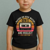 Gen X 1969 Edition Raised On Hose Water And Neglect Toddler T-Shirt