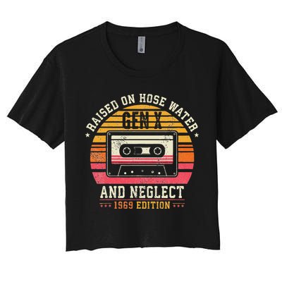 Gen X 1969 Edition Raised On Hose Water And Neglect Crop Top