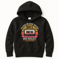 Gen X 1969 Edition Raised On Hose Water And Neglect Kids Hoodie
