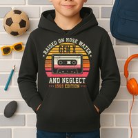 Gen X 1969 Edition Raised On Hose Water And Neglect Kids Hoodie