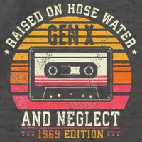Gen X 1969 Edition Raised On Hose Water And Neglect Vector Backpack