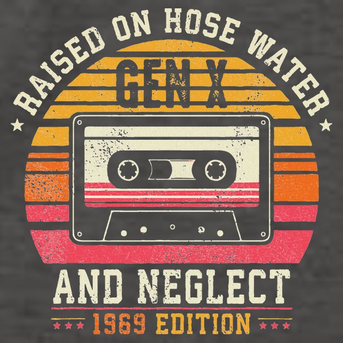 Gen X 1969 Edition Raised On Hose Water And Neglect Vector Backpack