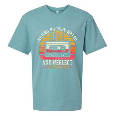 Gen X 1969 Edition Raised On Hose Water And Neglect Sueded Cloud Jersey T-Shirt