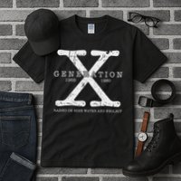 Generation X 1965 1980 Raised On Hose Water And Neglect Tall T-Shirt