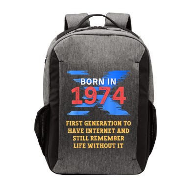 Gen X Born In 1974 Internet Joke Humor Funny Men And Women Vector Backpack