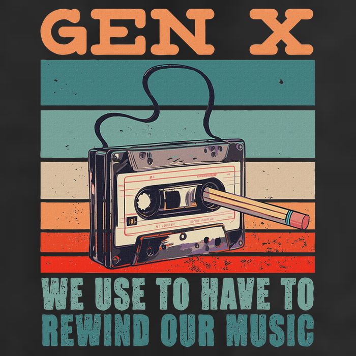 Gen X Cassette Tape Pencil Retro Music Adult Drive Performance Visor