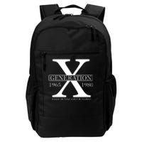 Gen X Colors Generation X Gen X Daily Commute Backpack